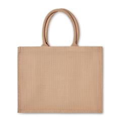 Vue Sac shopping en jute - Brick lane de couleur marron| Krokrodeal