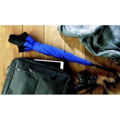 Vue Parapluie fermeture réversible - Dundee de couleur bleu| Krokrodeal