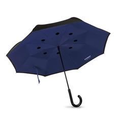 Vue Parapluie fermeture réversible - Dundee de couleur bleu| Krokrodeal
