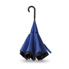 Vue Parapluie fermeture réversible - Dundee de couleur bleu| Krokrodeal