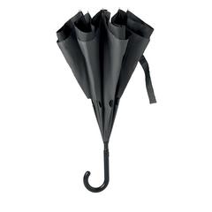 Vue Parapluie fermeture réversible - Dundee de couleur gris| Krokrodeal