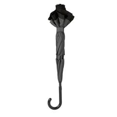 Vue Parapluie fermeture réversible - Dundee de couleur gris| Krokrodeal