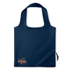 Vue Sac shopping pliable - Fresa de couleur bleu| Krokrodeal