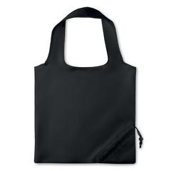 Vue Sac shopping pliable - Fresa de couleur noir| Krokrodeal