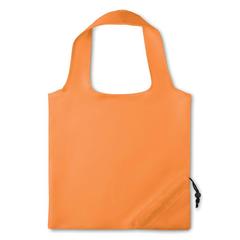 Vue Sac shopping pliable - Fresa de couleur orange| Krokrodeal