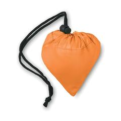 Vue Sac shopping pliable - Fresa de couleur orange| Krokrodeal