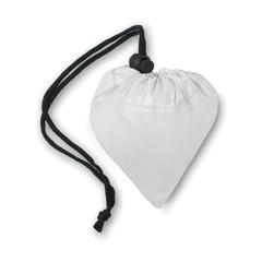 Vue Sac shopping pliable - Fresa de couleur blanc| Krokrodeal