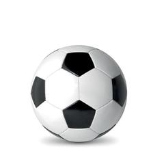 Vue Ballon de foot en PVC 21.5cm - Soccer de couleur noir| Krokrodeal