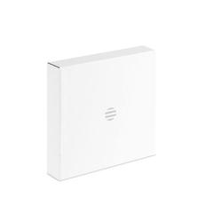 Vue Miroir rond en PU - Glow round de couleur blanc| Krokrodeal