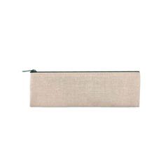 Vue Trousse à crayon complète - Tekina de couleur marron| Krokrodeal