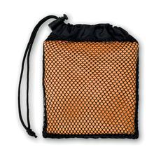 Vue Serviette de sport absorbant - Tuko de couleur orange| Krokrodeal