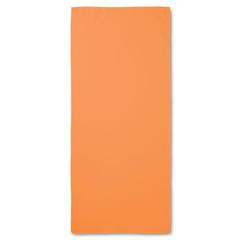 Vue Serviette de sport absorbant - Tuko de couleur orange| Krokrodeal