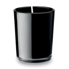 Vue Bougie dans un verre - Selight de couleur noir| Krokrodeal