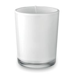 Vue Bougie dans un verre - Selight de couleur blanc| Krokrodeal
