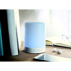 Vue Haut-parleur sans fil ambiance - Tatchi de couleur blanc| Krokrodeal