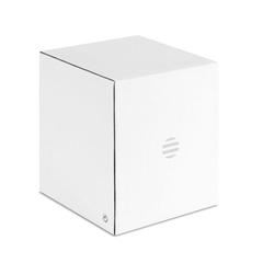 Vue Haut-parleur sans fil ambiance - Tatchi de couleur blanc| Krokrodeal
