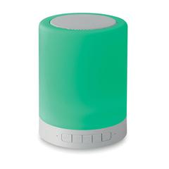 Vue Haut-parleur sans fil ambiance - Tatchi de couleur blanc| Krokrodeal