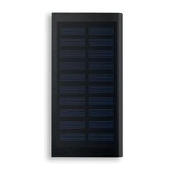 Vue Powerbank solaire 8000mAh - Solar powerflat de couleur noir| Krokrodeal