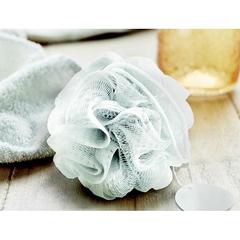 Vue Fleur de douche - Puf de couleur blanc| Krokrodeal