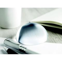 Vue Presse-papier demi sphère - Ovale de couleur blanc| Krokrodeal