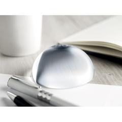 Vue Presse-papier demi sphère - Ovale de couleur blanc| Krokrodeal