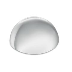 Vue Presse-papier demi sphère - Ovale de couleur blanc| Krokrodeal
