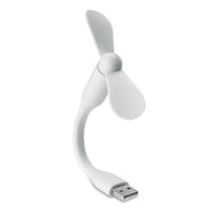 Vue Ventilateur USB Portable - Tatsumaki de couleur blanc| Krokrodeal