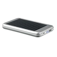 Vue Powerbank solaire 4000mAh - Solarflat de couleur gris| Krokrodeal