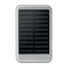 Vue Powerbank solaire 4000mAh - Solarflat de couleur gris| Krokrodeal