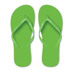 Vue Tongs PE - Honolulu de couleur vert| Krokrodeal