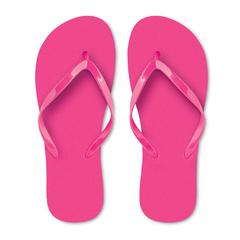 Vue Tongs PE - Honolulu de couleur rose| Krokrodeal
