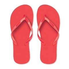 Vue Tongs PE - Honolulu de couleur rouge| Krokrodeal