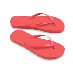 Vue Tongs PE - Honolulu de couleur rouge| Krokrodeal