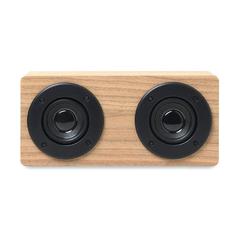 Vue Haut-parleur sans fil 2x3W - Sonictwo de couleur marron| Krokrodeal
