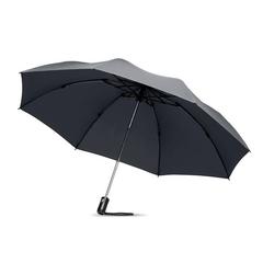 Vue Parapluie réversible pliable - Dundee foldable de couleur gris| Krokrodeal