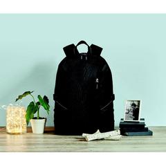 Vue Sac à dos en polyester - Tecnotrek de couleur noir| Krokrodeal