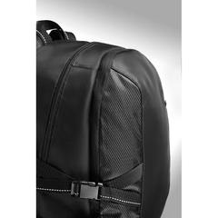 Vue Sac à dos en polyester - Tecnotrek de couleur noir| Krokrodeal