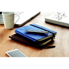 Vue Carnet A5 en PU - Softnote de couleur bleu| Krokrodeal
