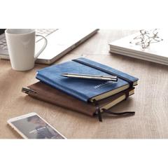 Vue Carnet A5 en PU - Softnote de couleur bleu| Krokrodeal
