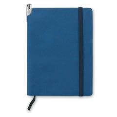 Vue Carnet A5 en PU - Softnote de couleur bleu| Krokrodeal