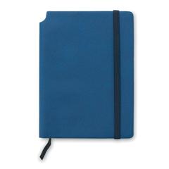 Vue Carnet A5 en PU - Softnote de couleur bleu| Krokrodeal