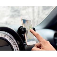 Vue Support de téléphone / voiture - Flexi de couleur noir| Krokrodeal