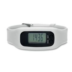 Vue Bracelet podomètre - Bratara de couleur blanc| Krokrodeal