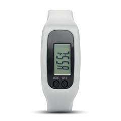 Vue Bracelet podomètre - Bratara de couleur blanc| Krokrodeal