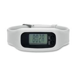 Vue Bracelet podomètre - Bratara de couleur blanc| Krokrodeal