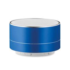 Vue Haut-parleur sans fil rond - Sound de couleur bleu| Krokrodeal