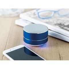 Vue Haut-parleur sans fil rond - Sound de couleur bleu| Krokrodeal