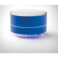 Vue Haut-parleur sans fil rond - Sound de couleur bleu| Krokrodeal
