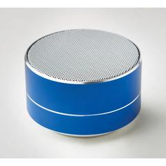 Vue Haut-parleur sans fil rond - Sound de couleur bleu| Krokrodeal