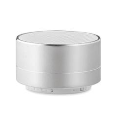 Vue Haut-parleur sans fil rond - Sound de couleur gris| Krokrodeal